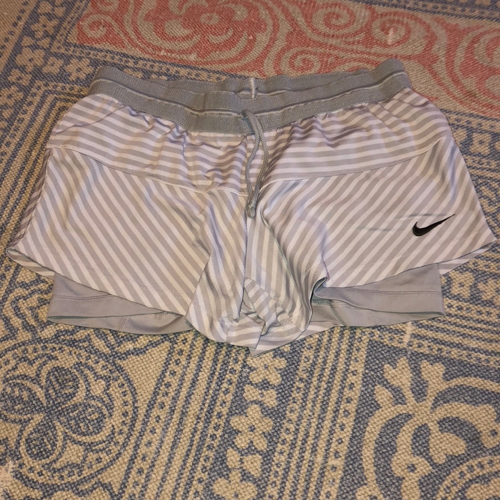 Compression lined workout shorts